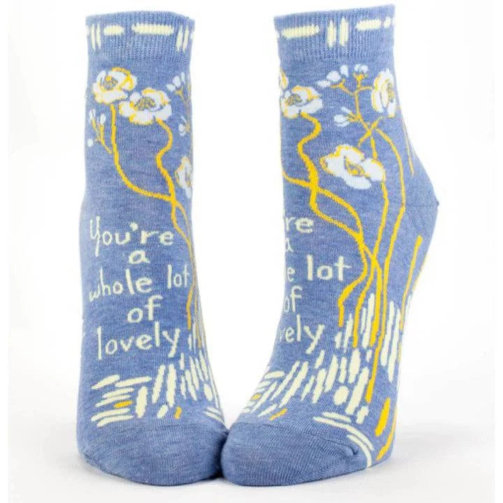 Whole Lotta Lovely Ankle Socks - Out of the Blue