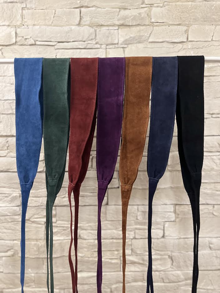 Suede Wrap Belts - Out of the Blue