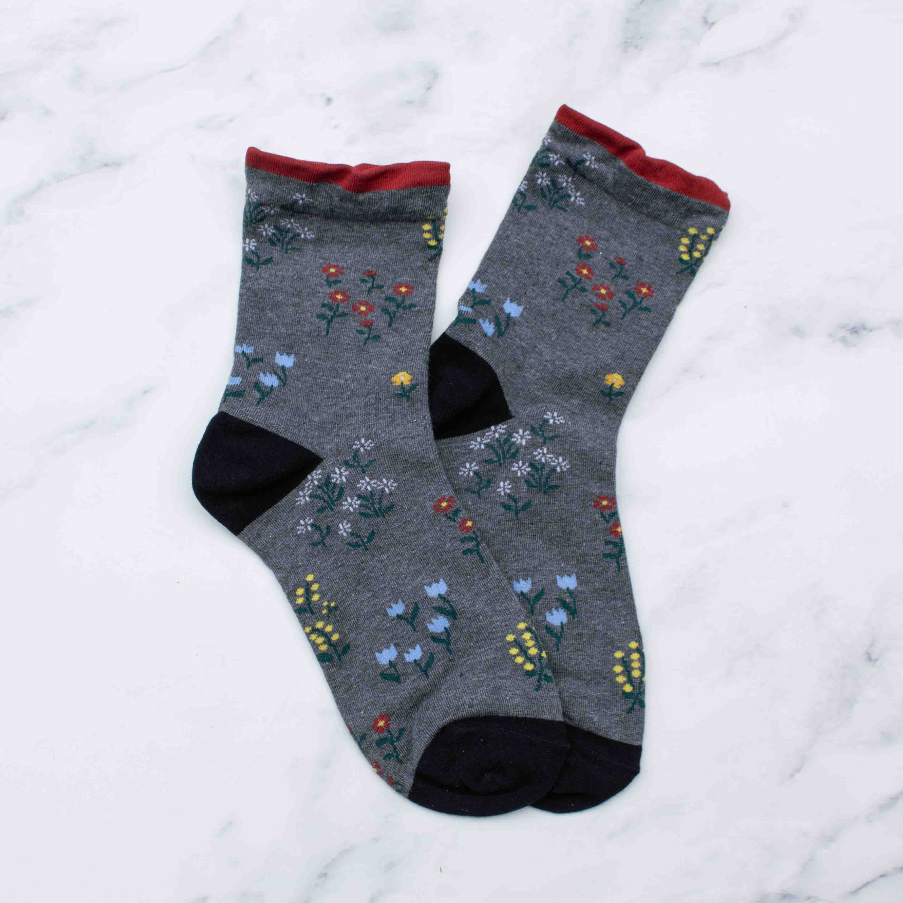 Women's Penelope Floral Casual Socks - Out of the Blue