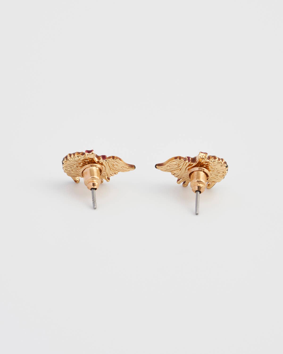 Cozy Hedgehog Charm Stud Earrings