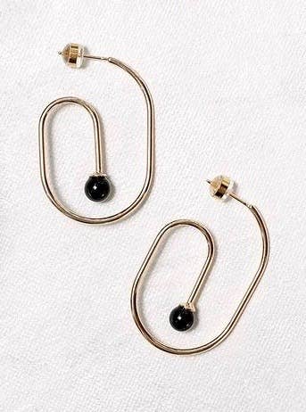 Swirl Hoops - 18K Gold Plated - Out of the Blue