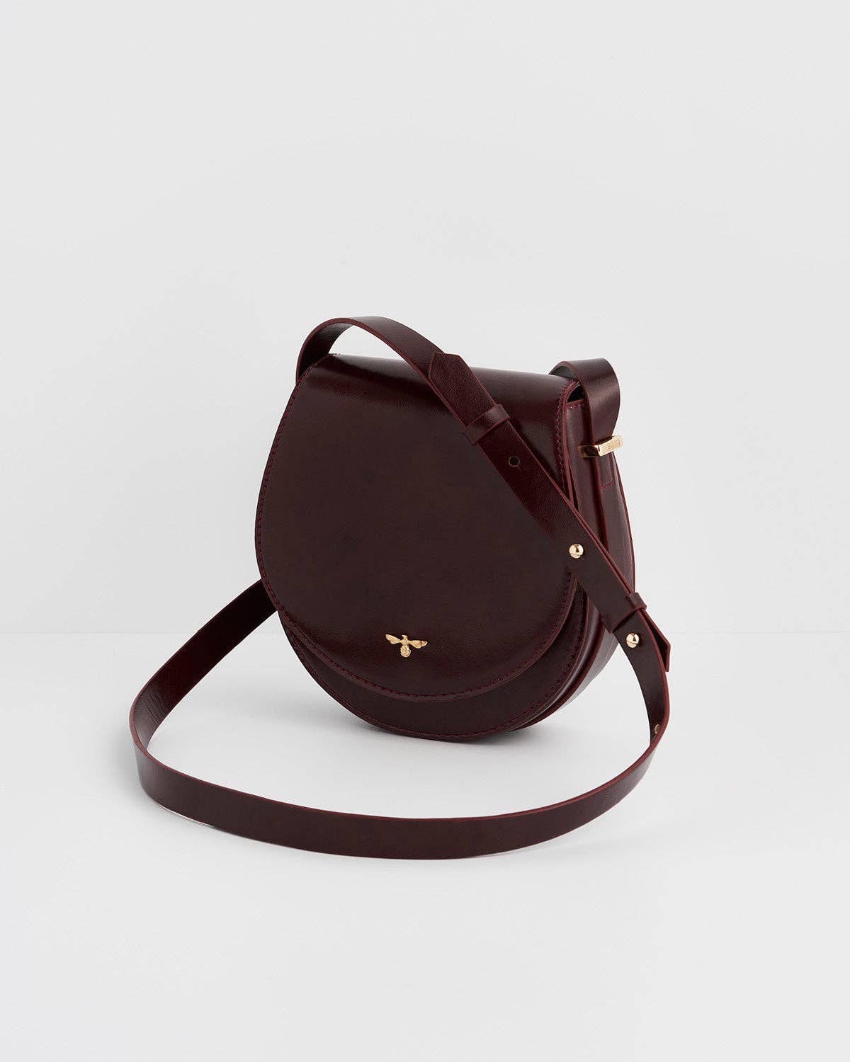 Cherry Red Saddle Bag - Out of the Blue