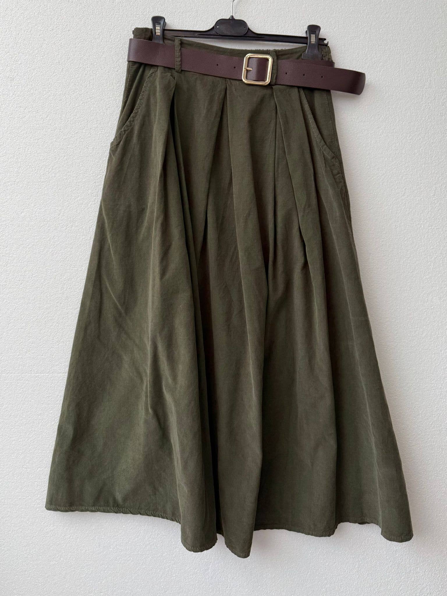 Corduroy Skirt