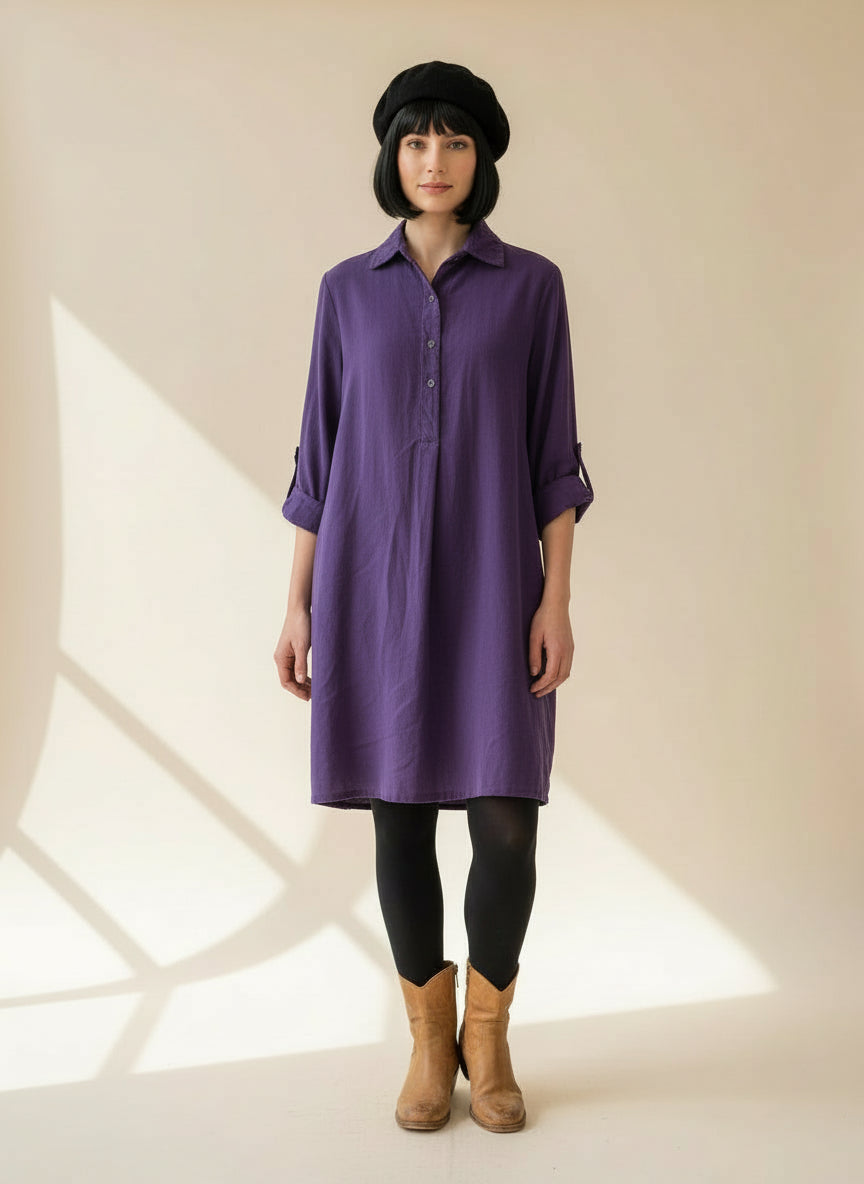 Anise Corduroy Shirtdress