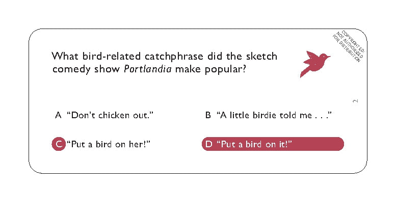 Bird Trivia