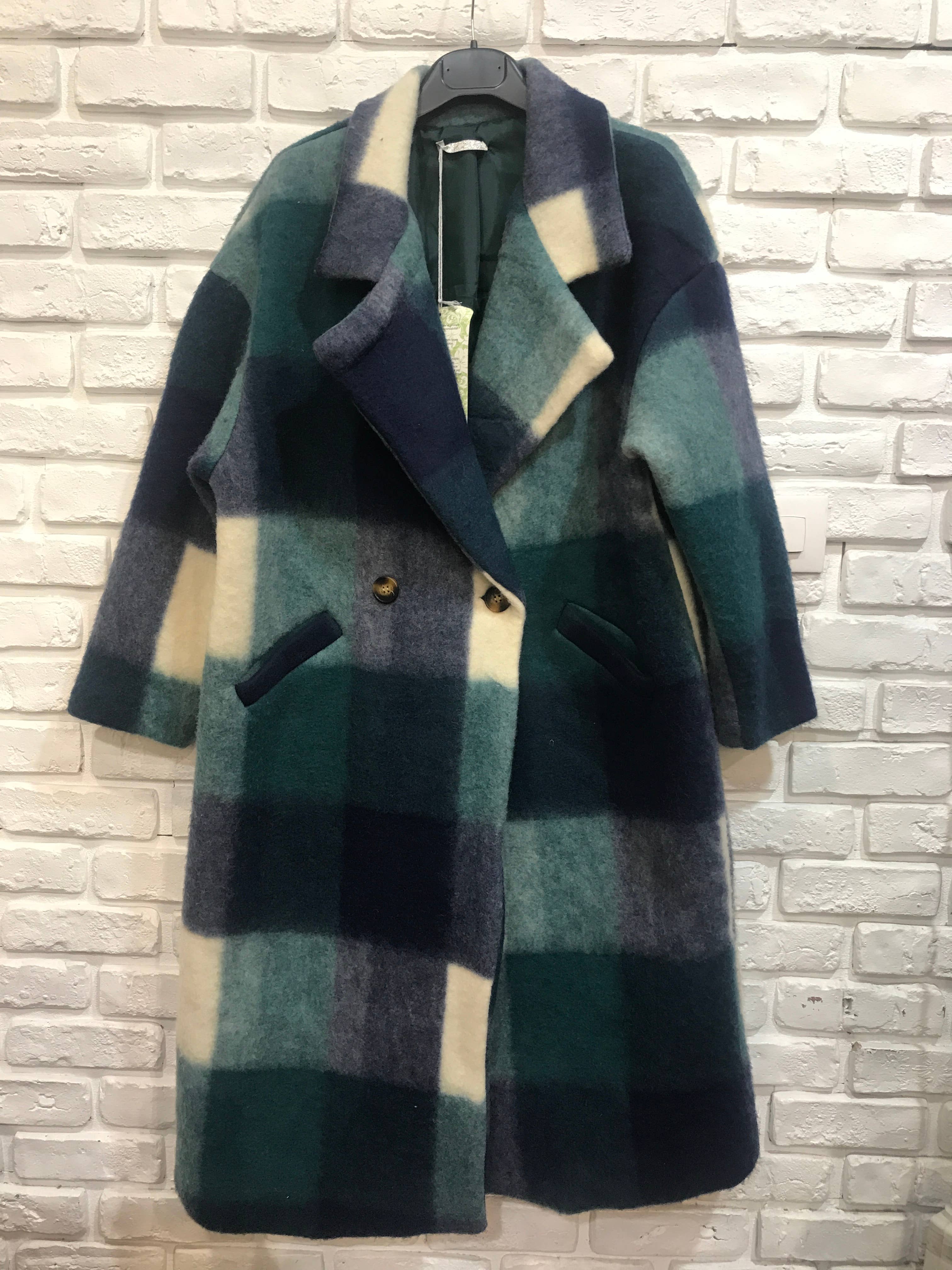 Plaid Coatigan Plus