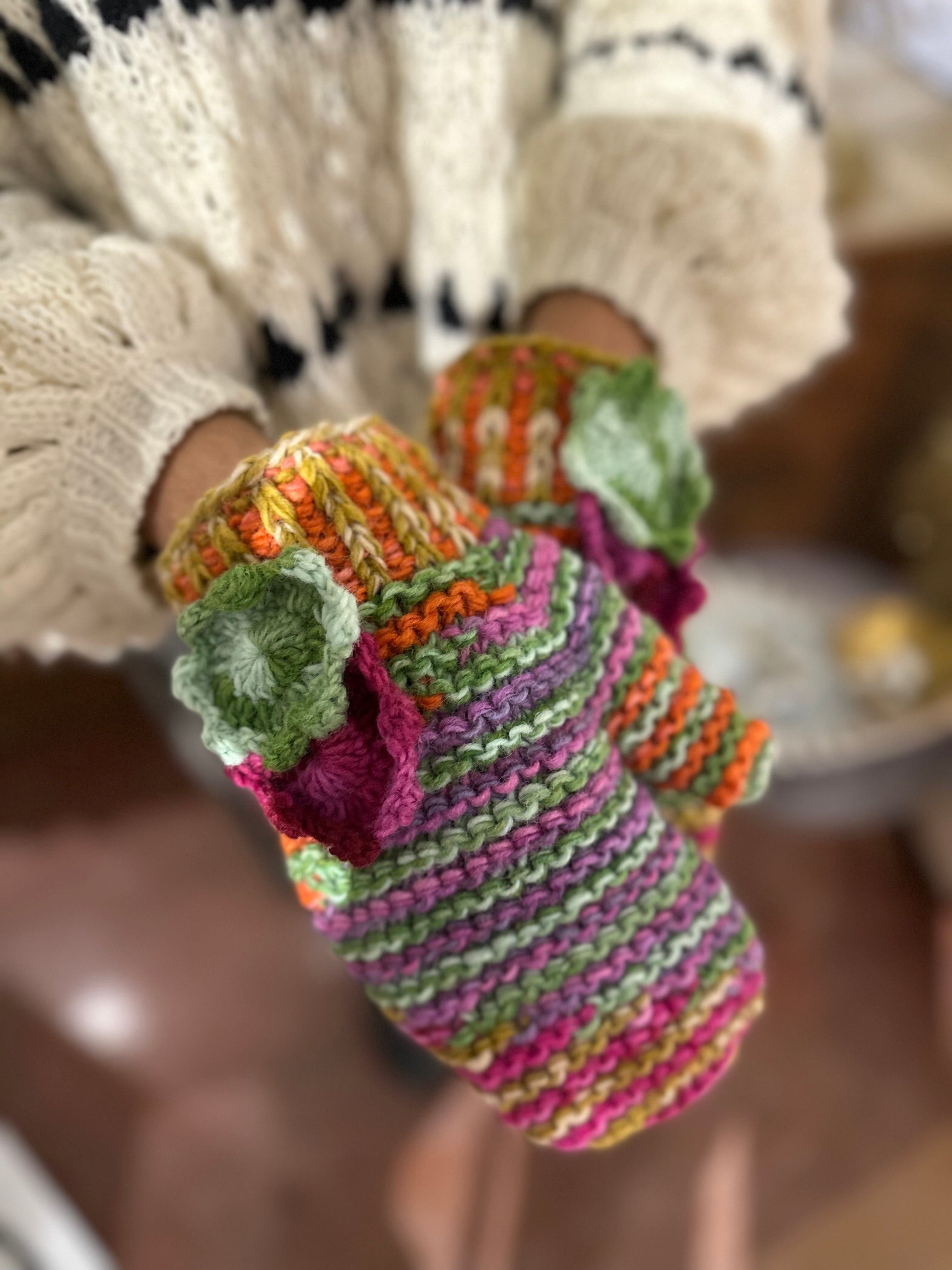 Double Flower Mitten