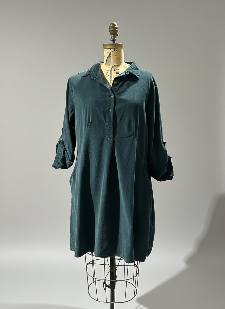 Anise Corduroy Shirtdress