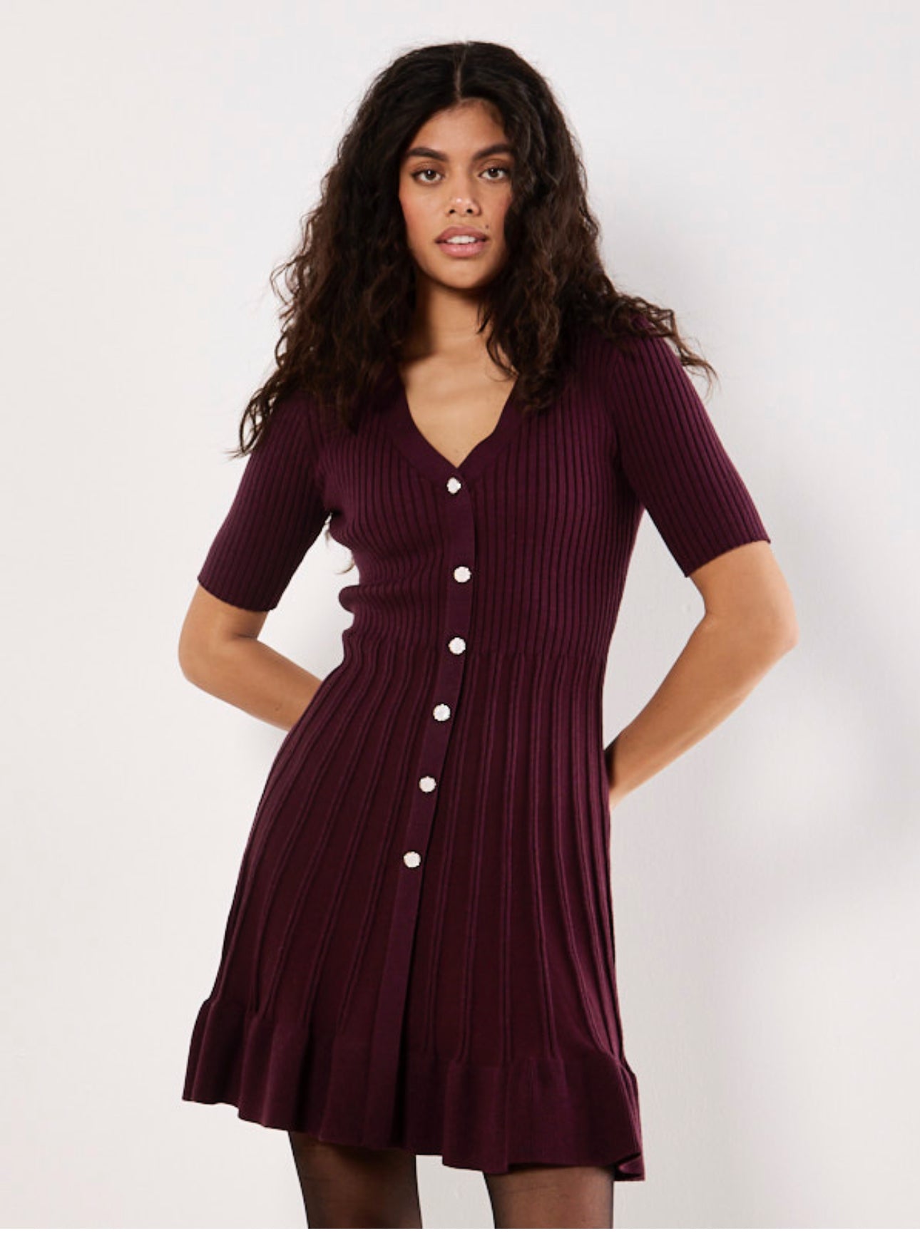 Ribbed Knit Dress