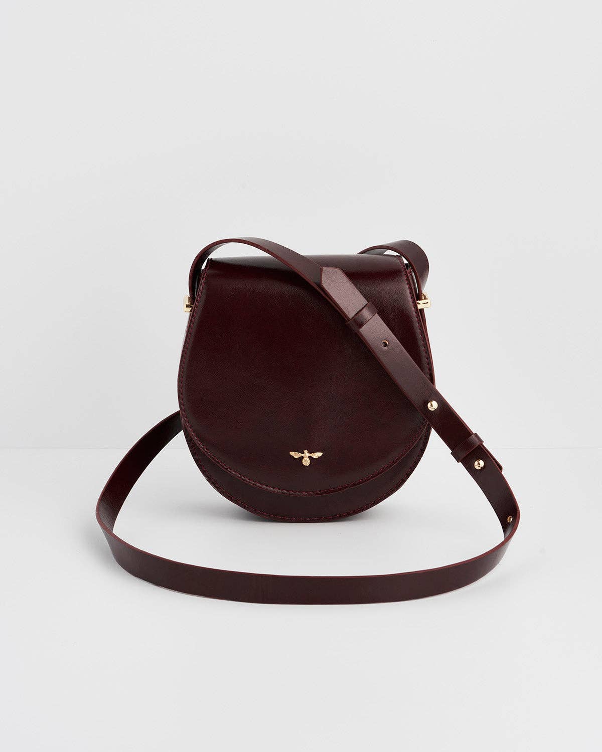 Cherry Red Saddle Bag - Out of the Blue