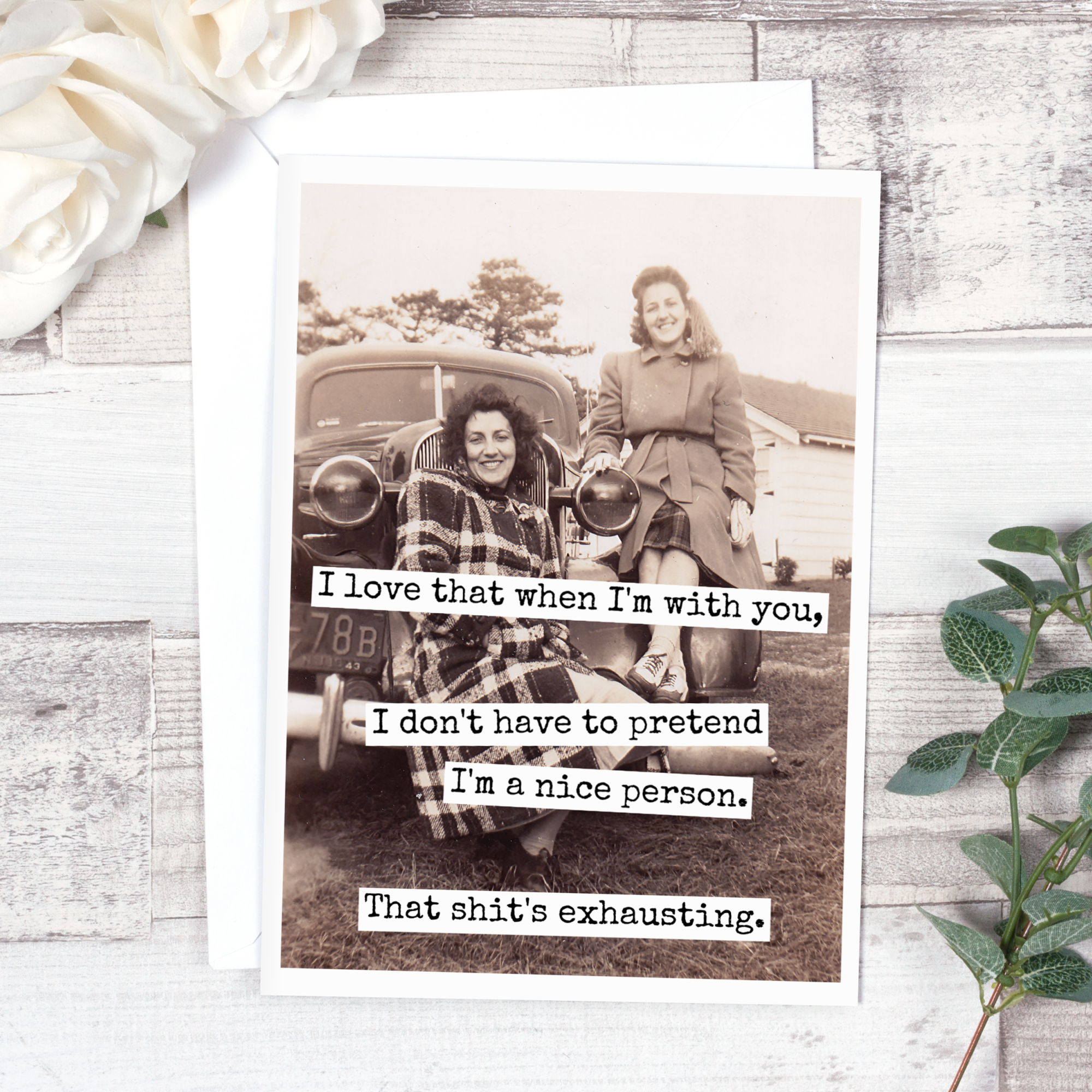 I Love That When I'm With You... Friendship Card. - Out of the Blue