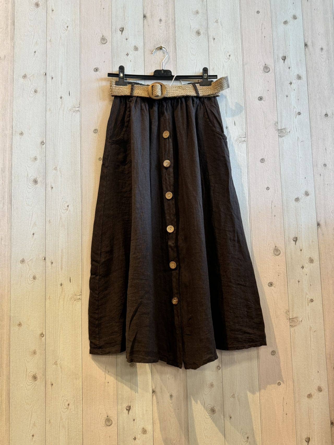 Linen Skirt - Out of the Blue