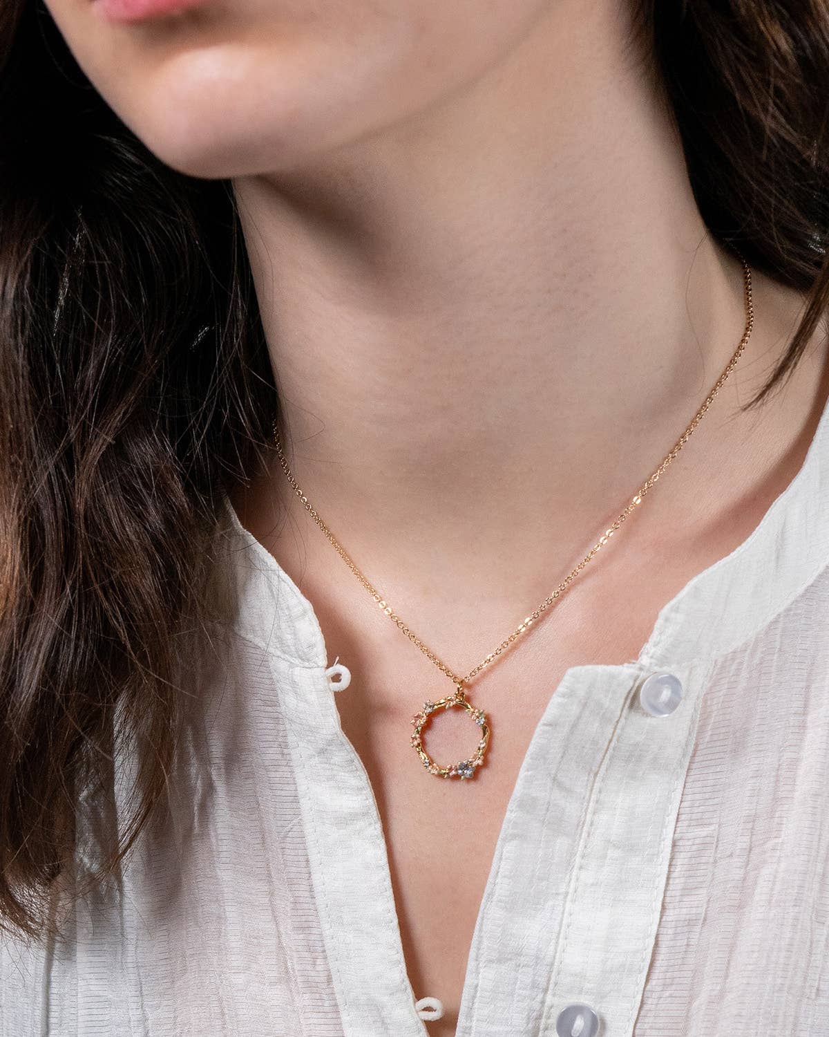 Hibiscus Necklace - Out of the Blue