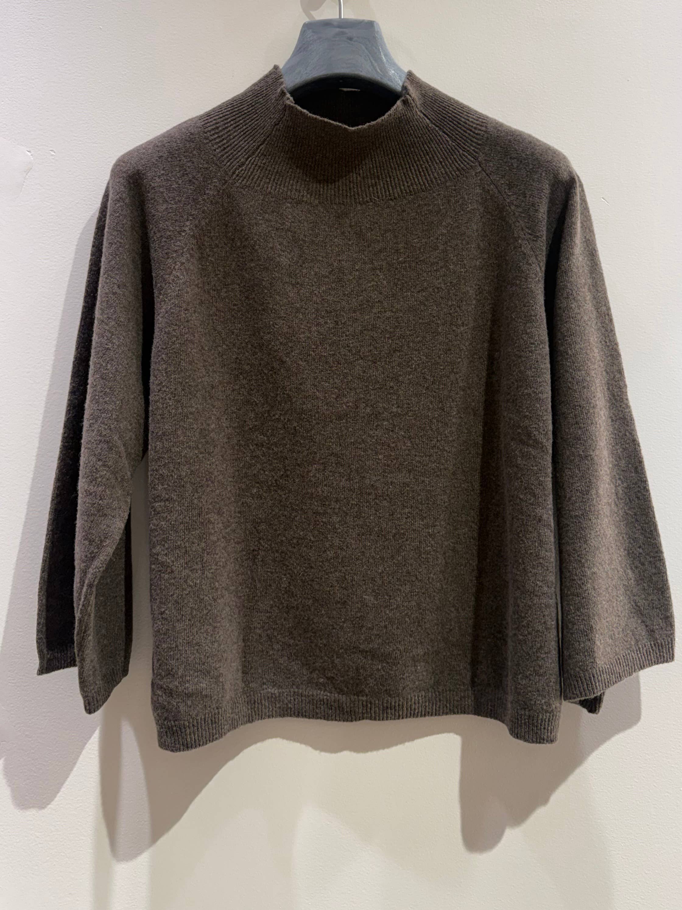 Hillary High Neck Merino Pullover
