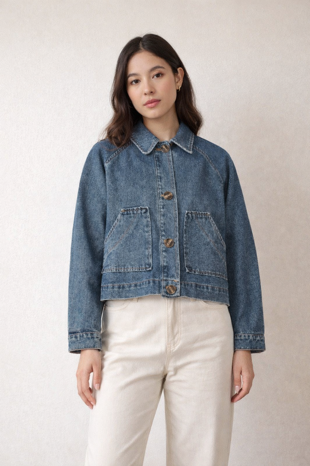 Madelaine  Denim Jacket - Out of the Blue