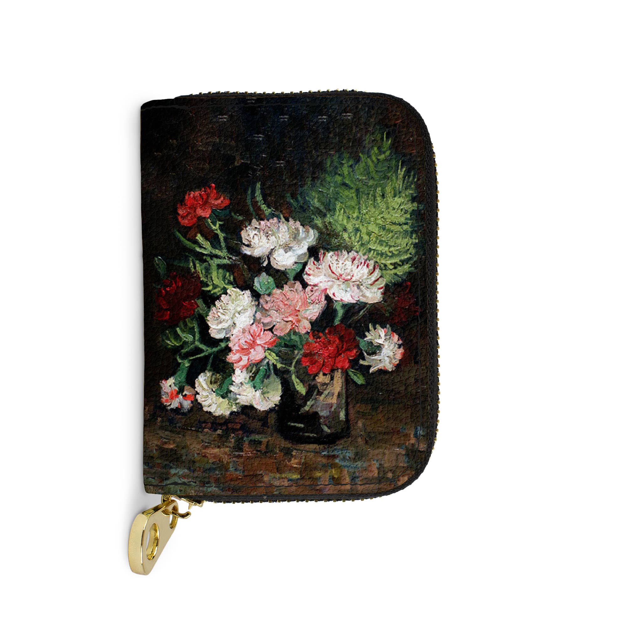 Van Gogh Carnations Zipper Wallet