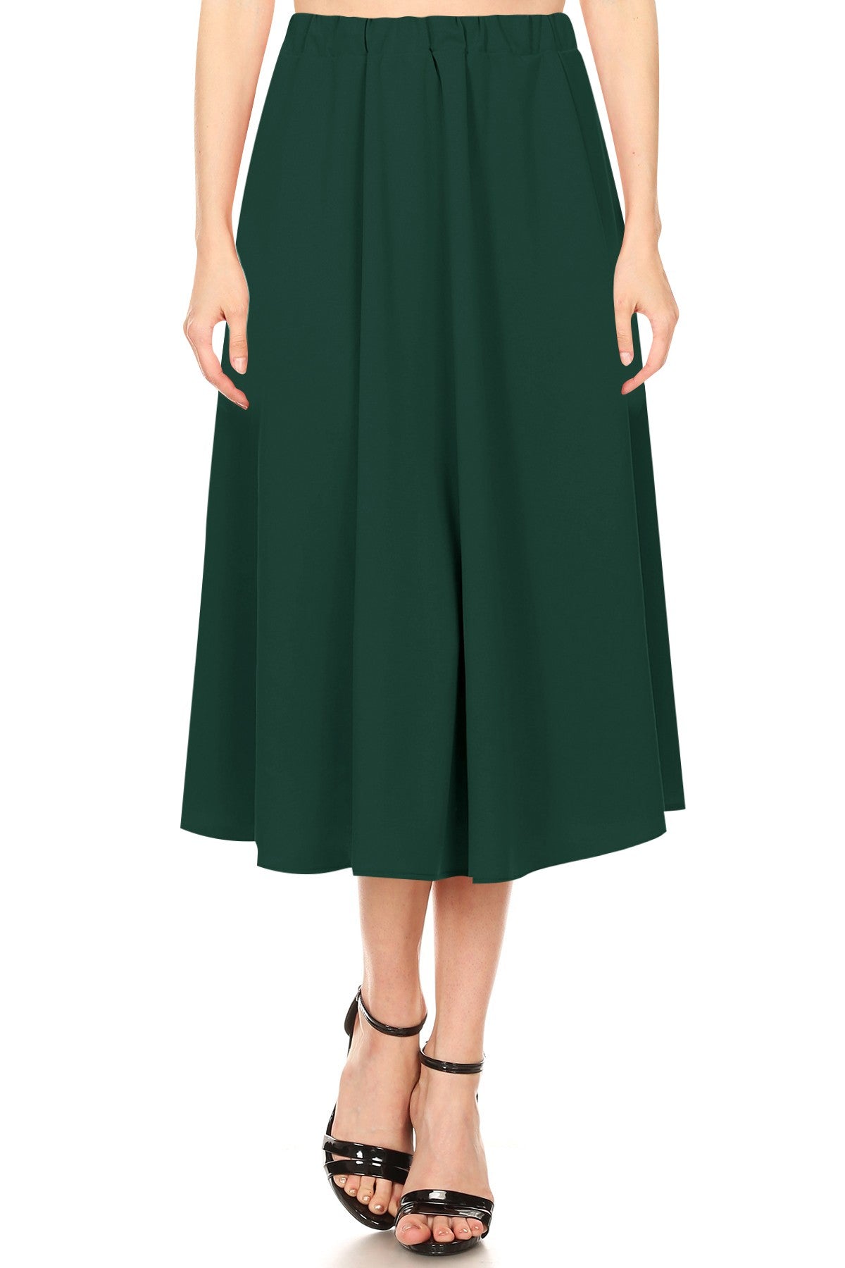 Midi Retro Skirt - Out of the Blue