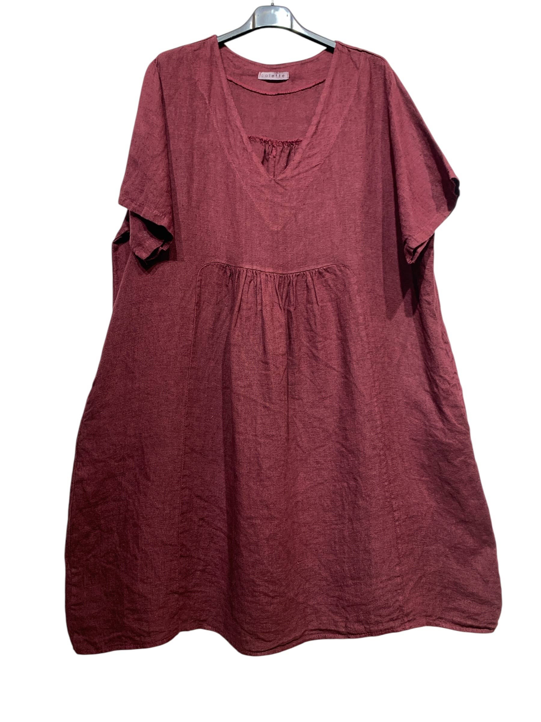 Smock Linen Dress