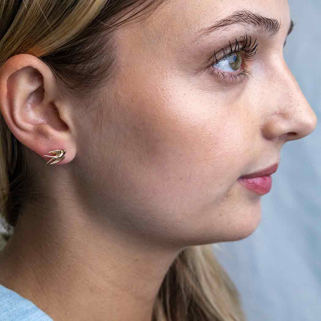 Swallow Post Earrings