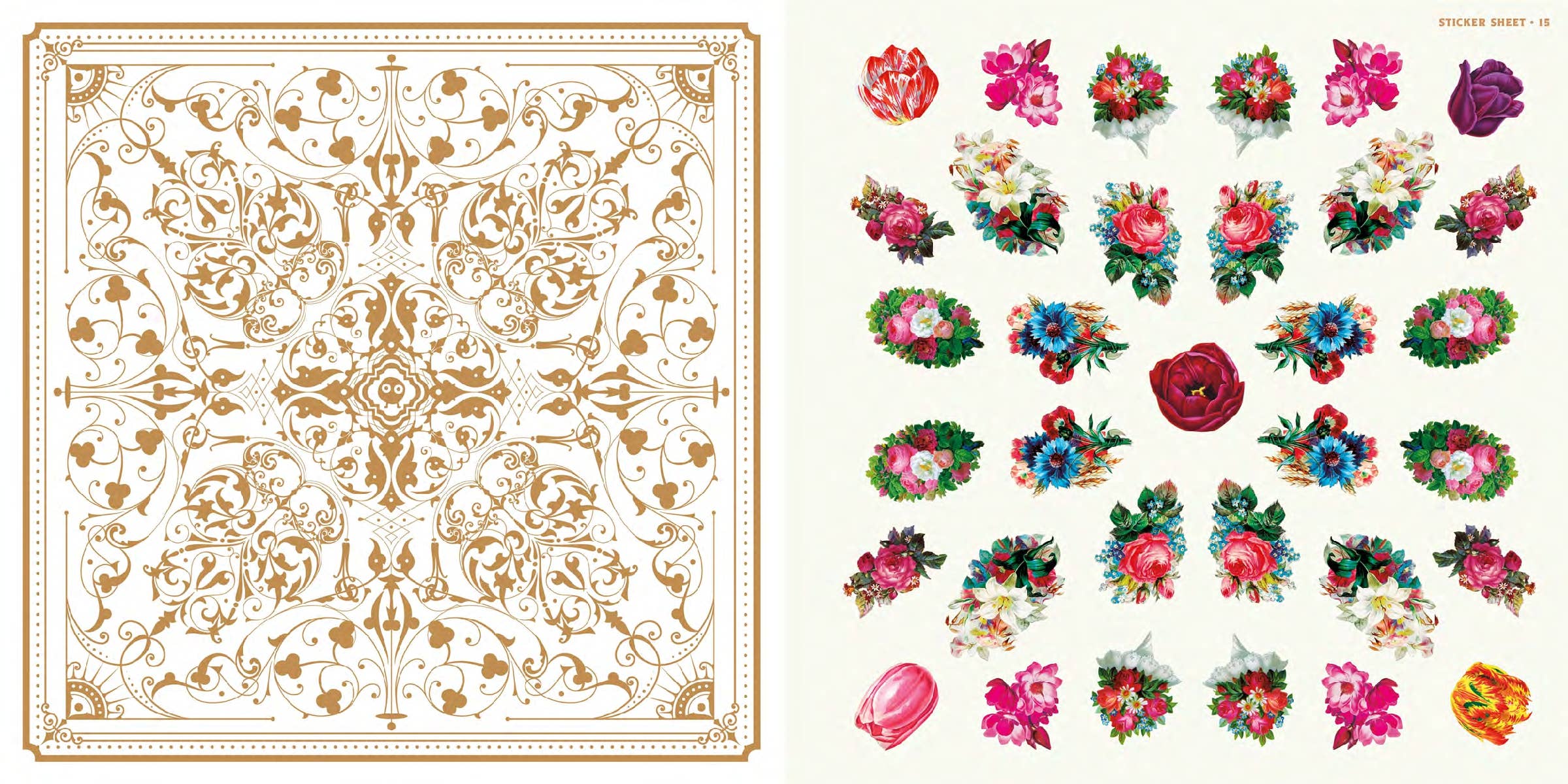 The Antiquarian Sticker Book: Mandala