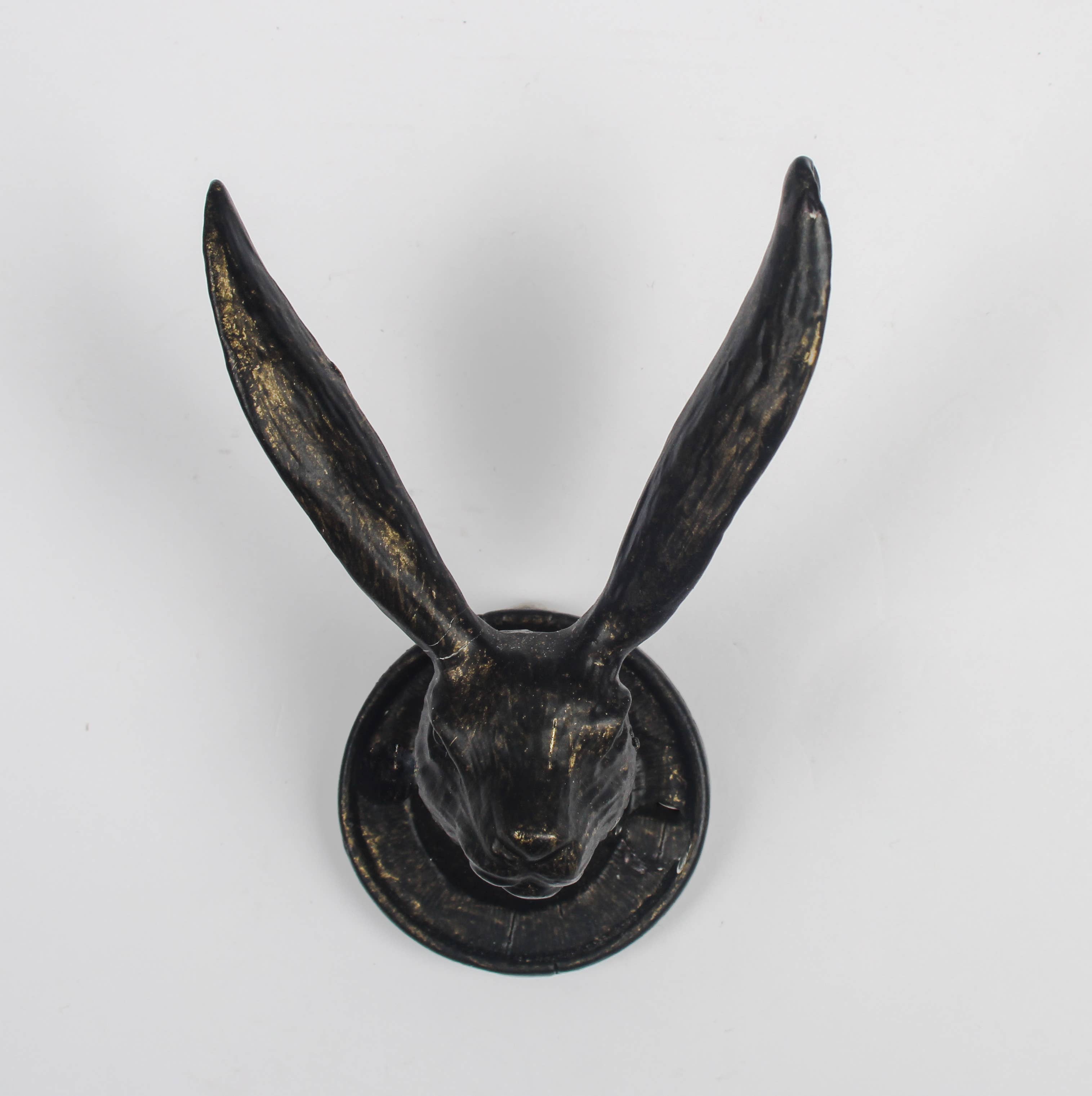 Mad March Hare Head Black Hook - Out of the Blue