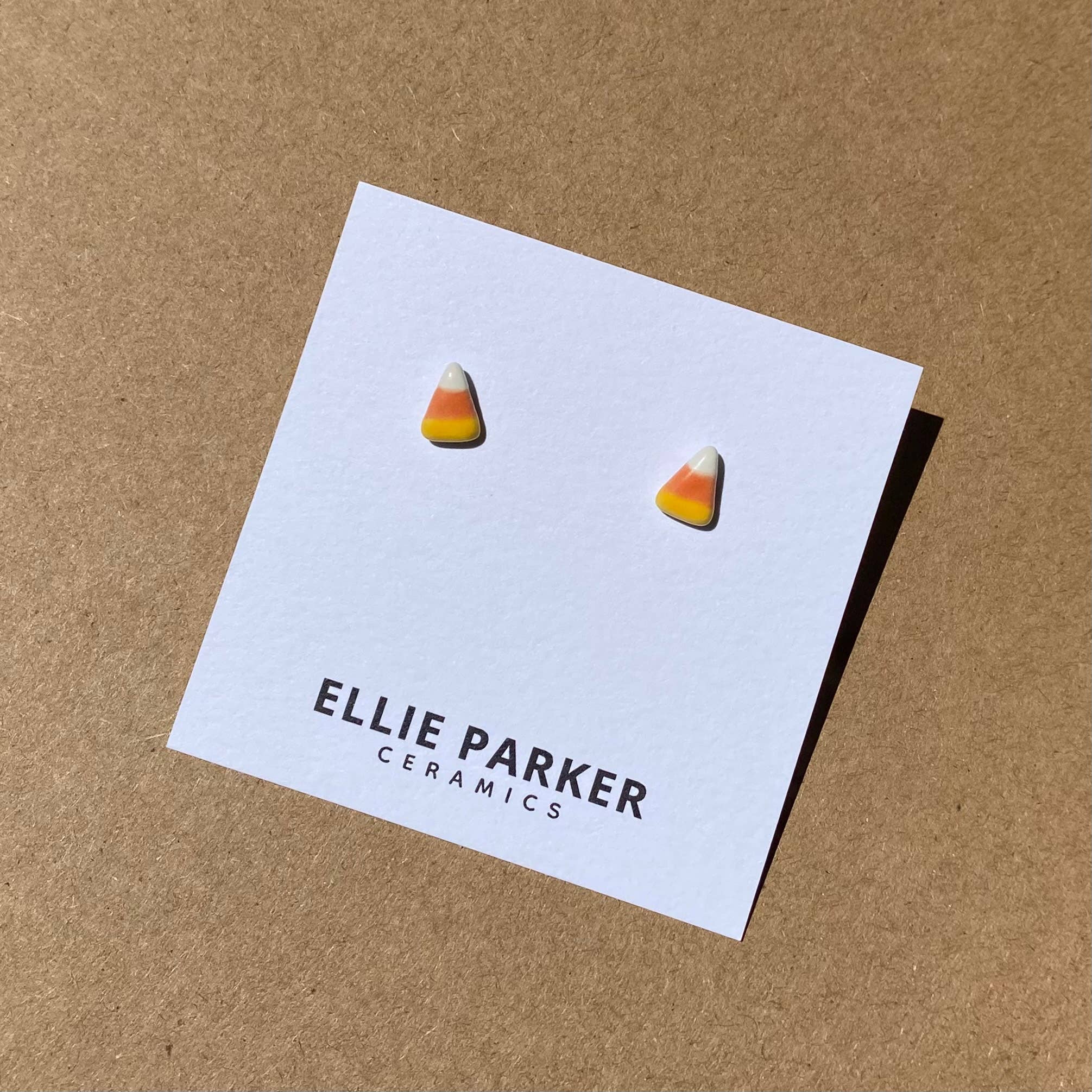 Candy Corn Earrings