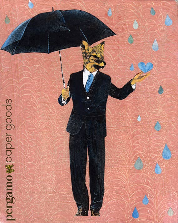 Dapper Fox 8X10 Art Print