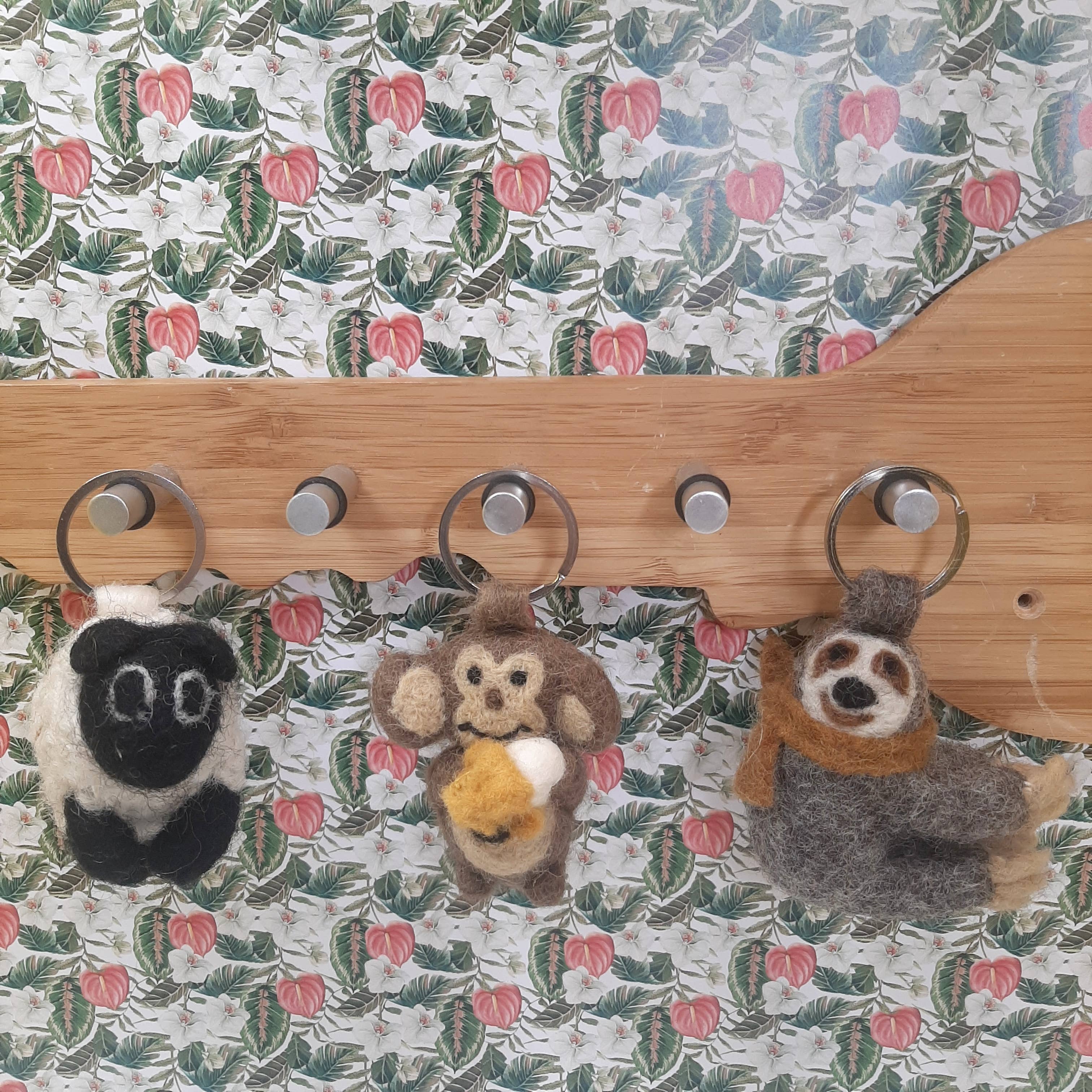 Handmade Felt  Keyrings