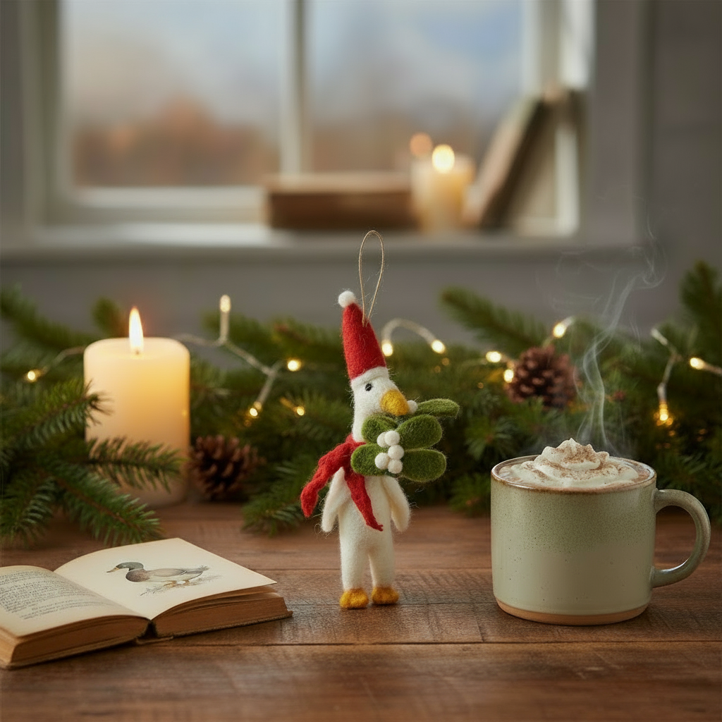 Felt Hanging Christmas Quacker Duck