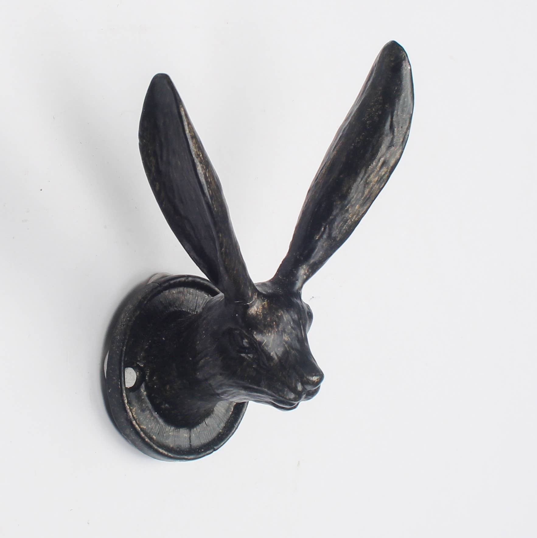 Mad March Hare Head Black Hook - Out of the Blue