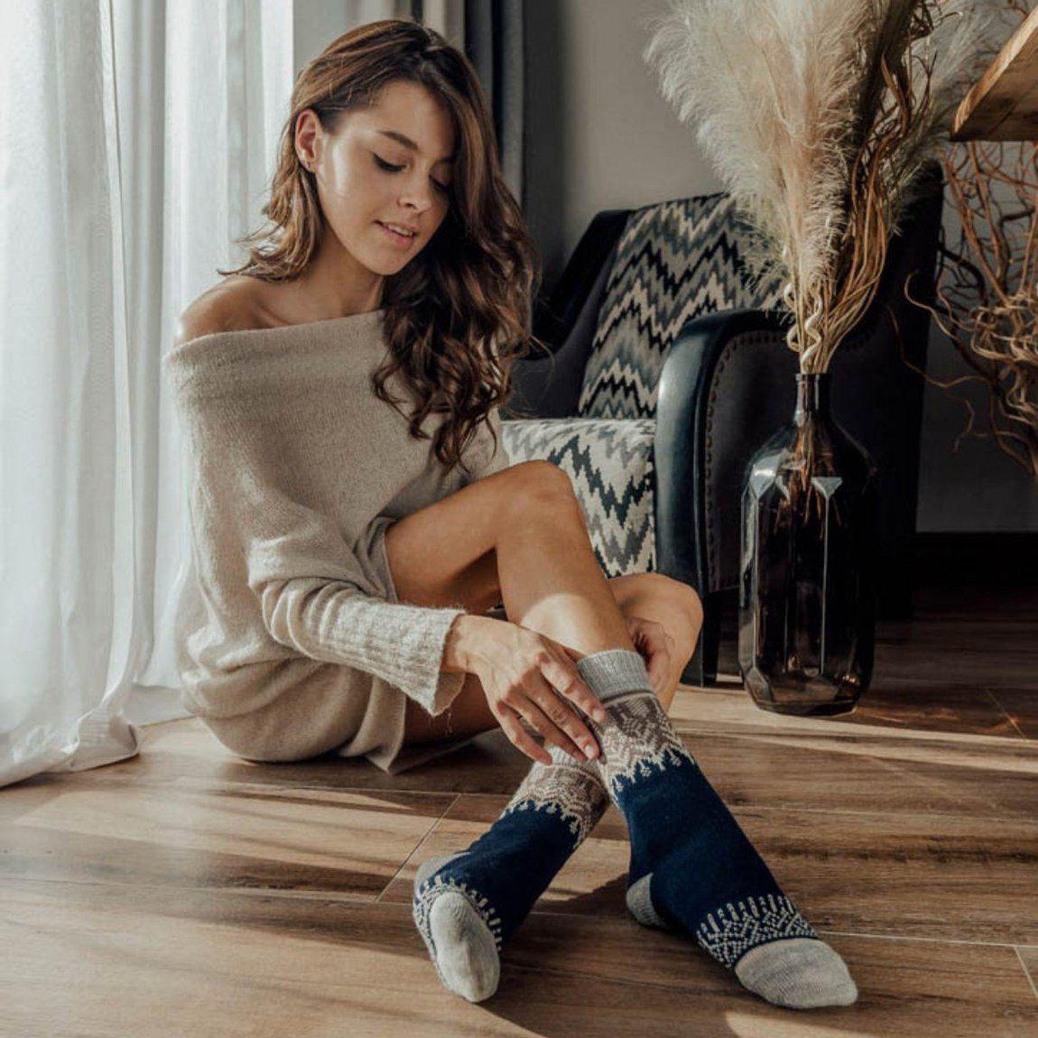 Nordic Yule Merino Wool Socks