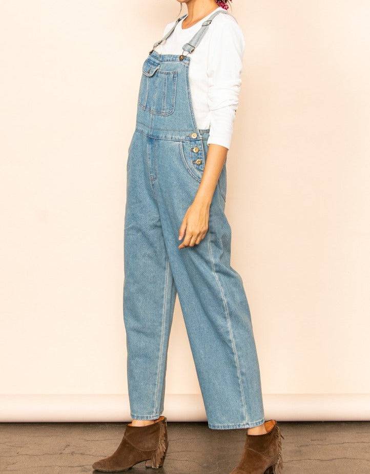 Mom-fit vintage overalls - Out of the Blue