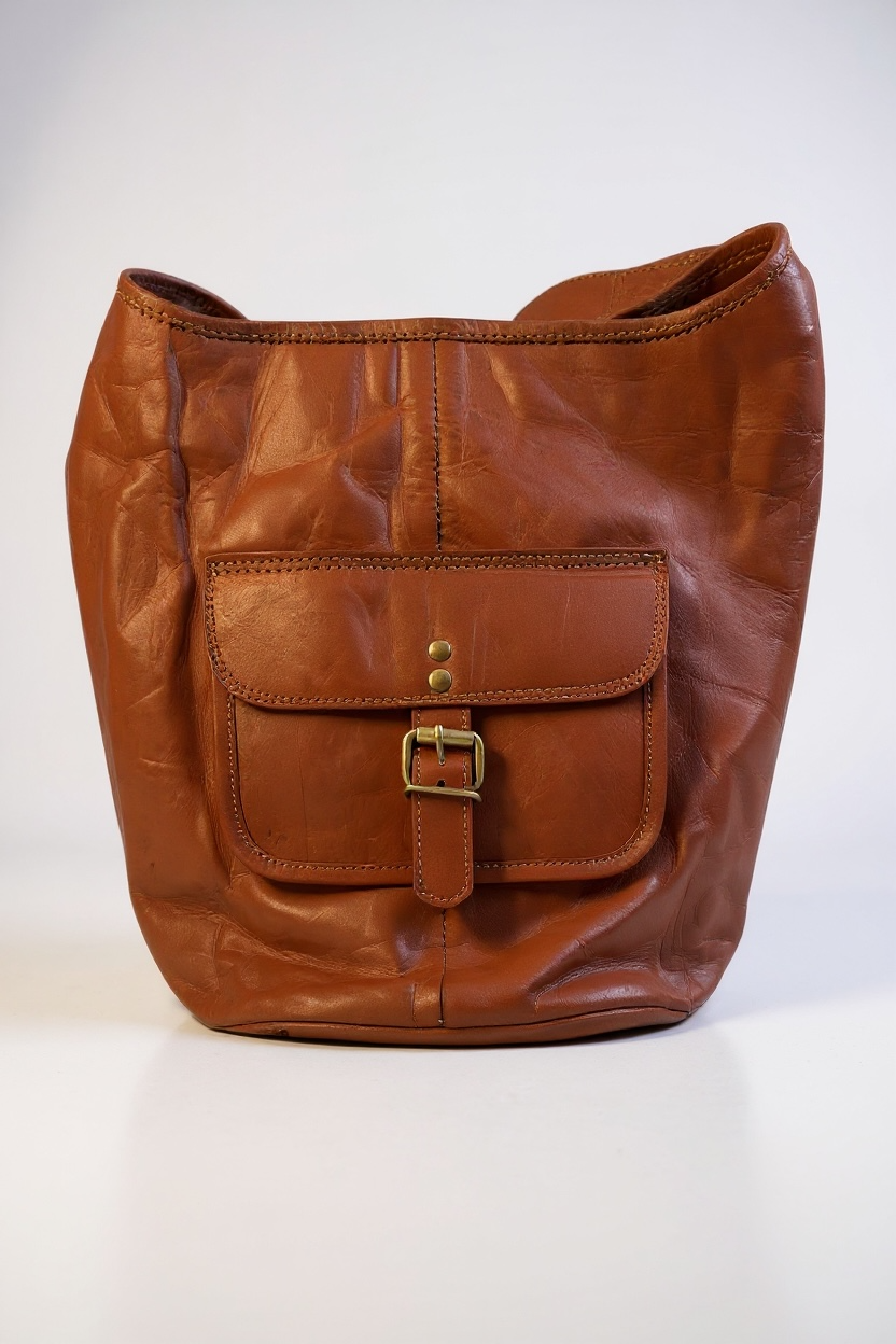 Leather Monk Bag
