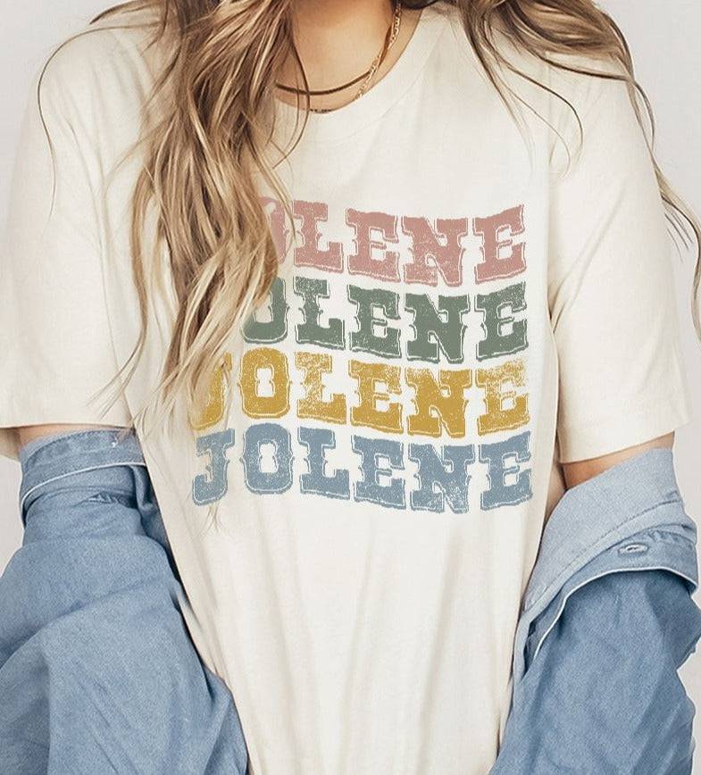 Jolene Graphics Tee - Out of the Blue