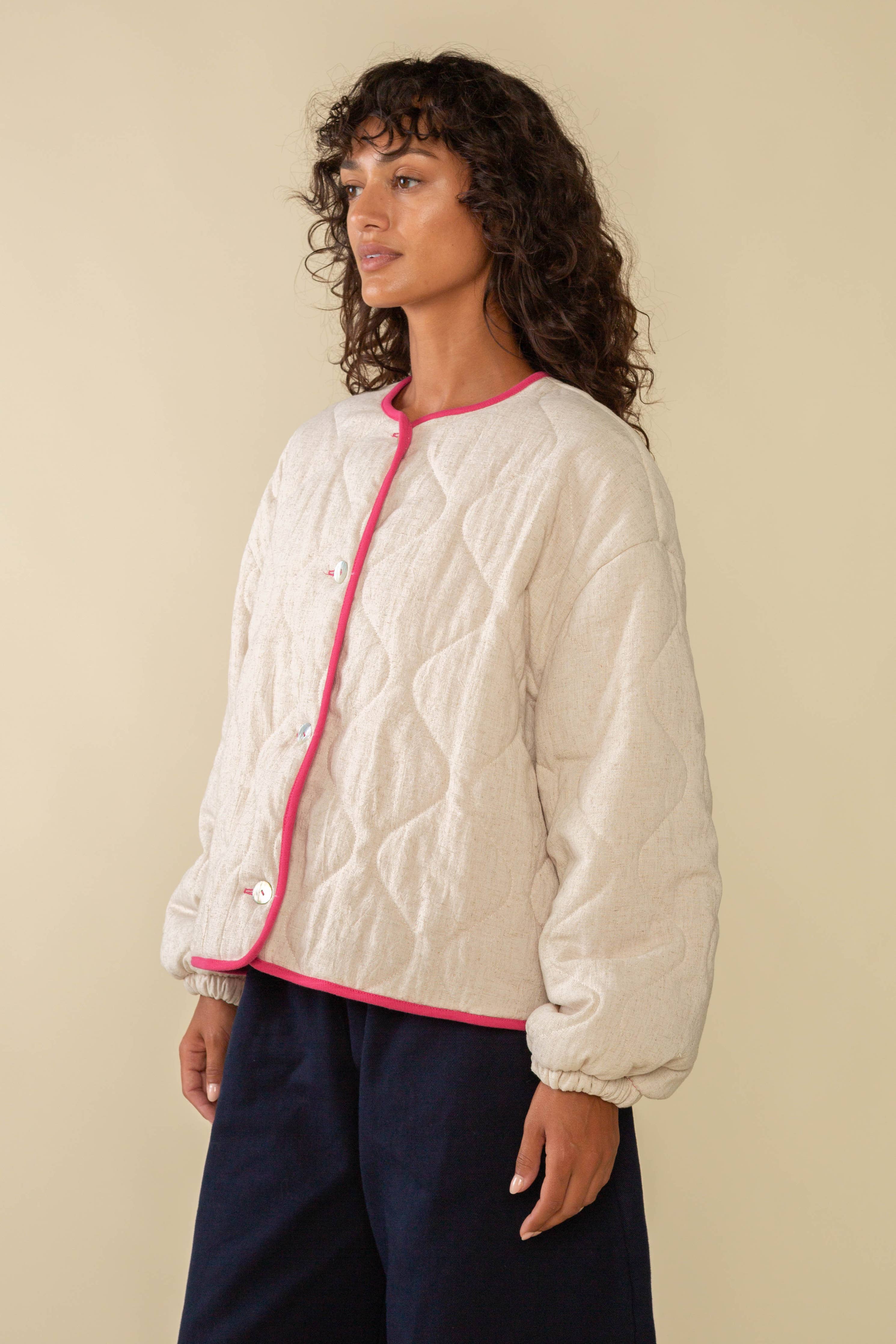 Nubi Quilted Jacket - Out of the Blue