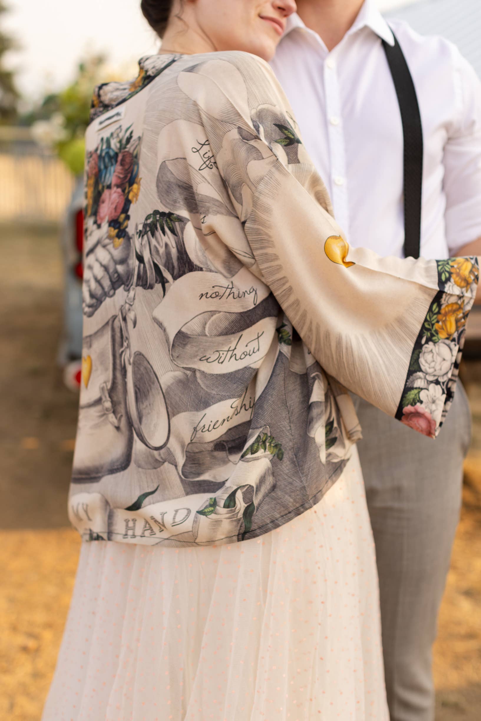 Take My Hand Bamboo Jacket - Out of the Blue