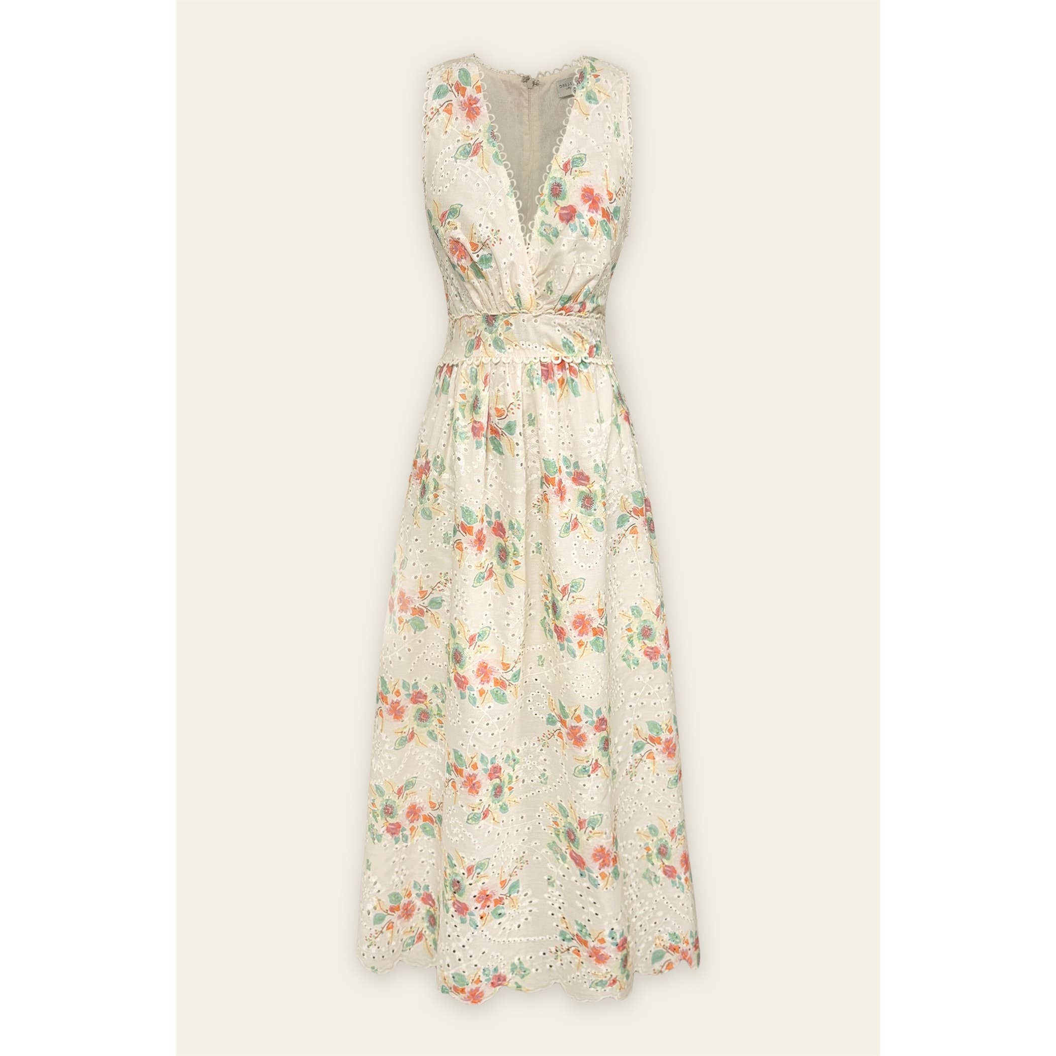 Everbloom Scalloped Lace Maxi Dress - Out of the Blue