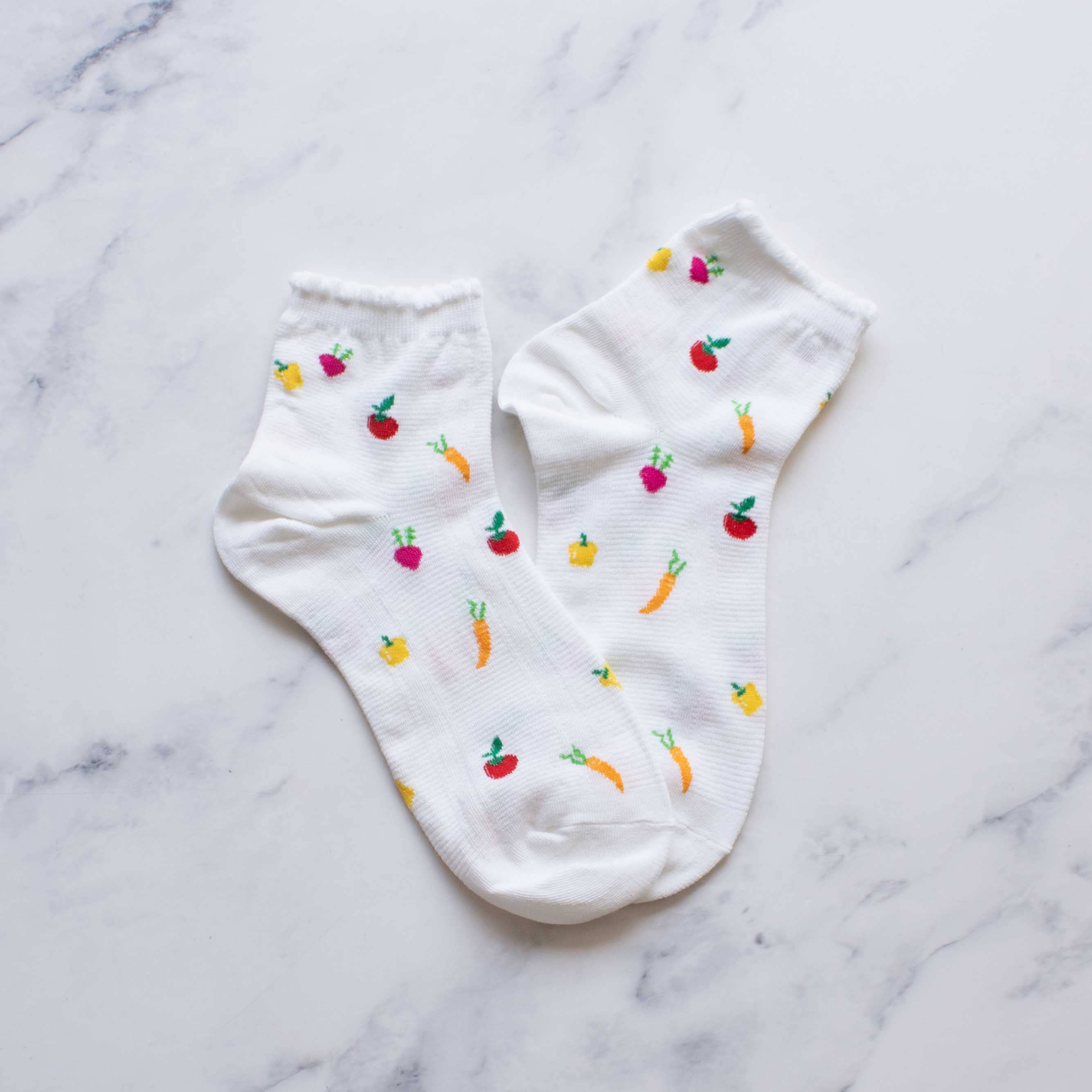 Vegetables Ankle Socks - Out of the Blue