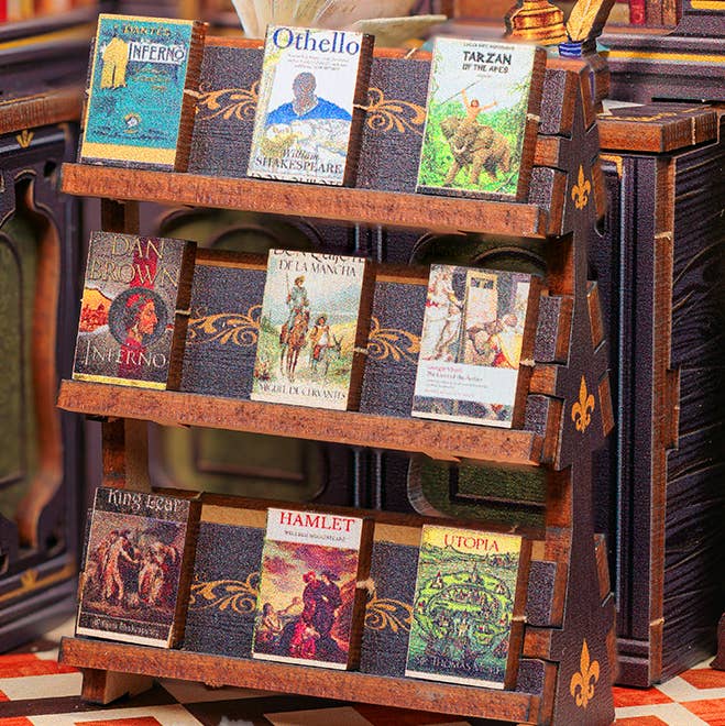 DIY Book Nook Kit: Owl Bookstore - Out of the Blue