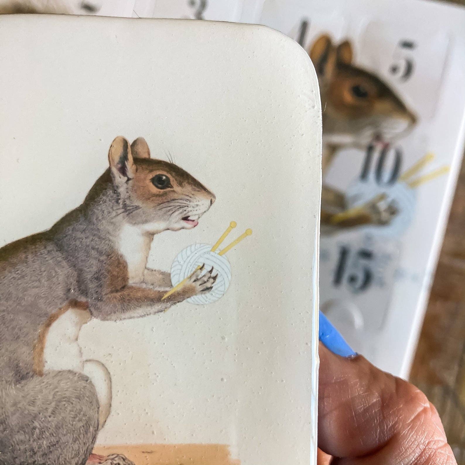 Yarn Squirrel tin