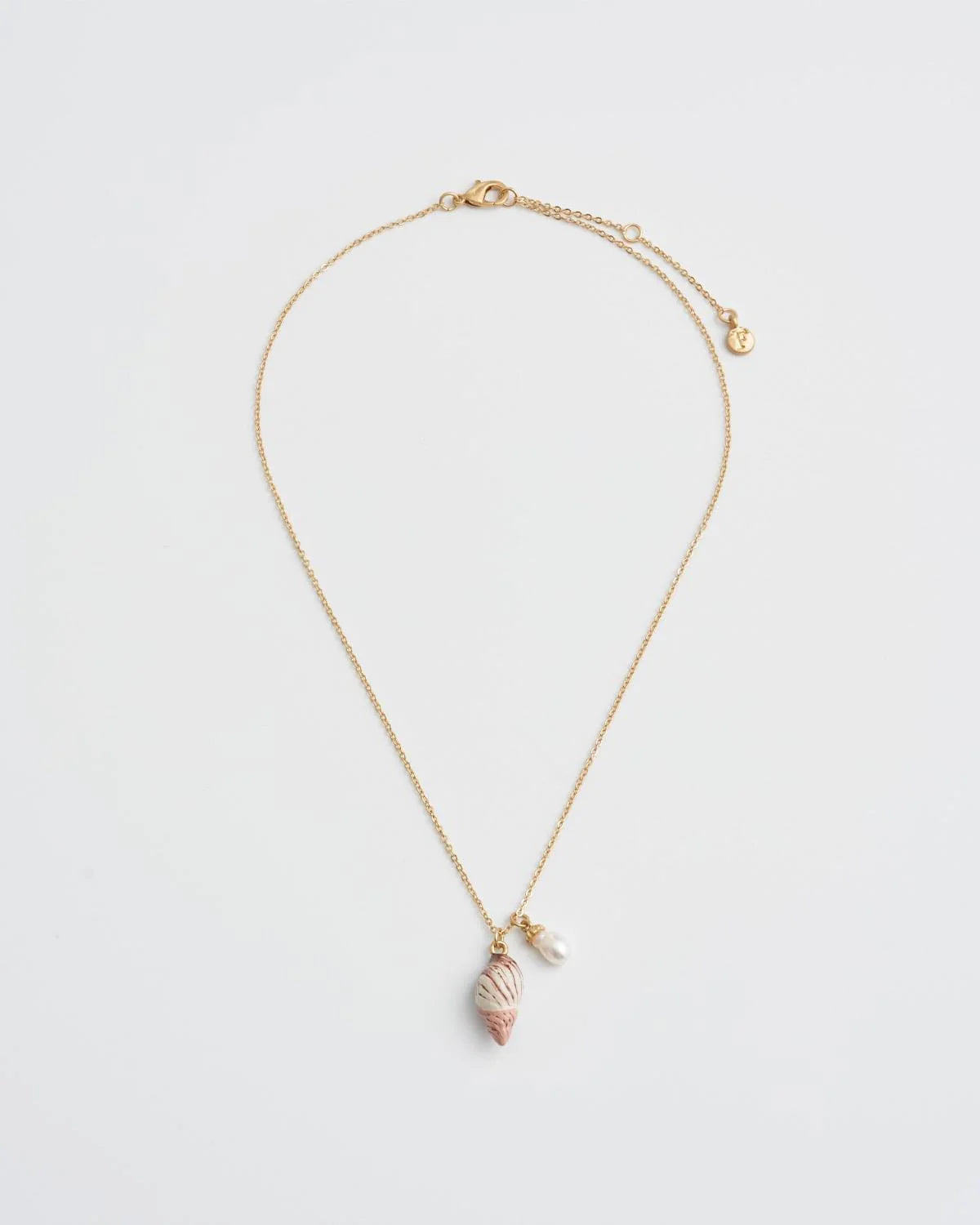 Shell and Pearl Necklace