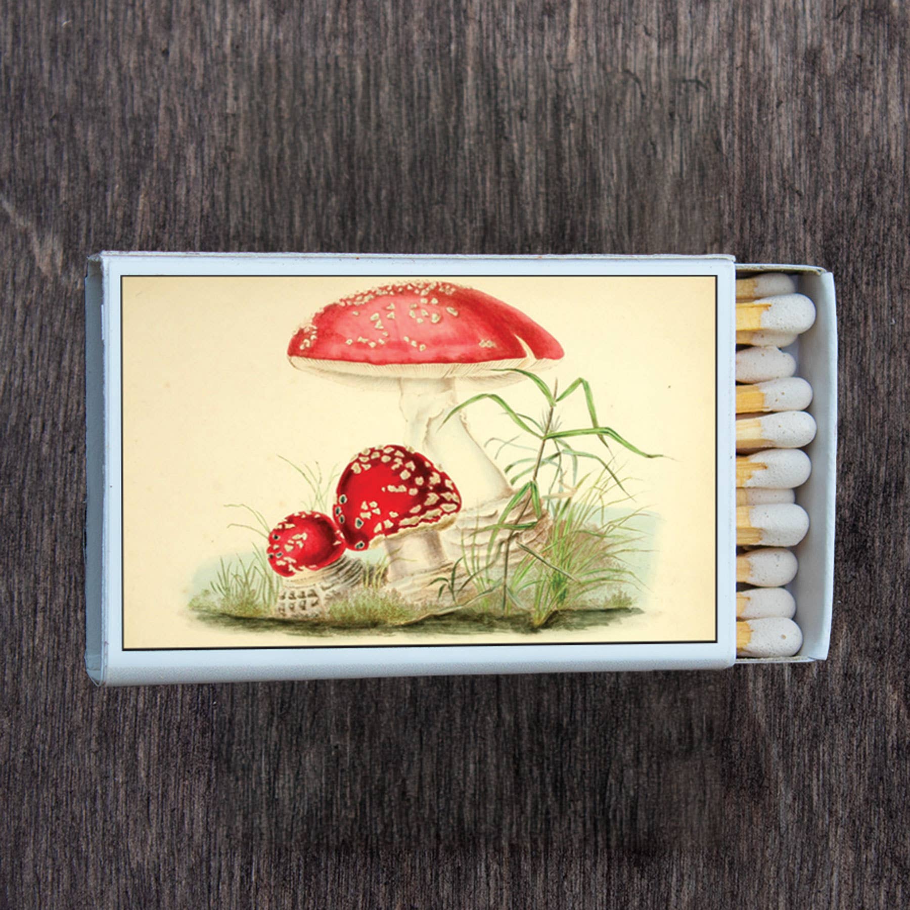 Mushroom Toadstool Matchbox • Matches • Candle Acc