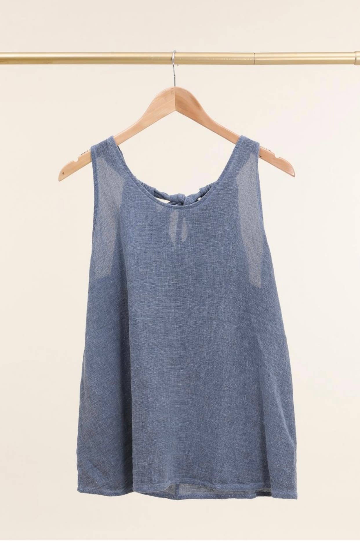 Gyneth Bow Tank - Out of the Blue