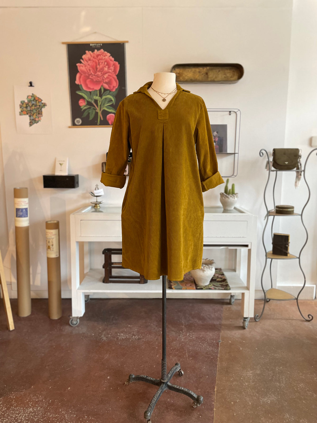 Wide Wale Corduroy Dress