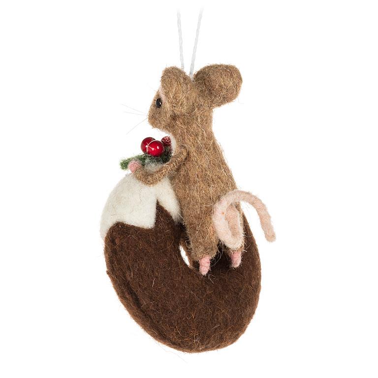 Mouse 0n Donut Ornament