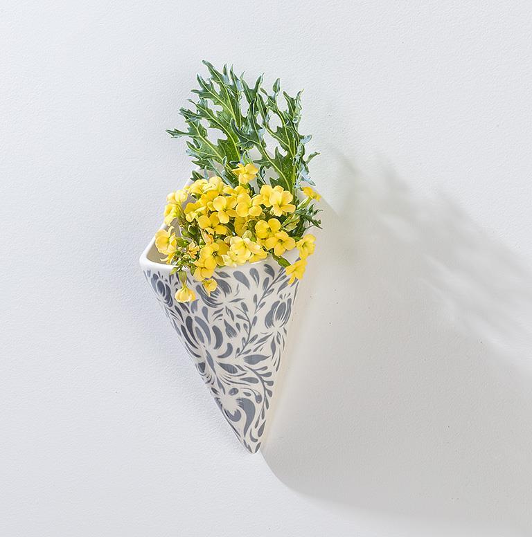 Cone Wall Planter - Out of the Blue