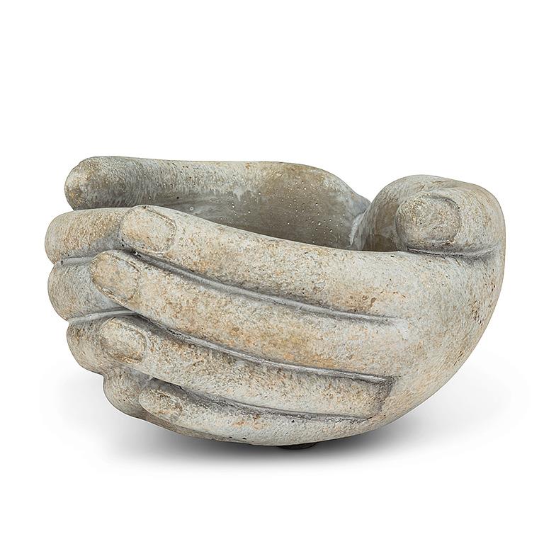 Small Cupping Hands Planter - Out of the Blue