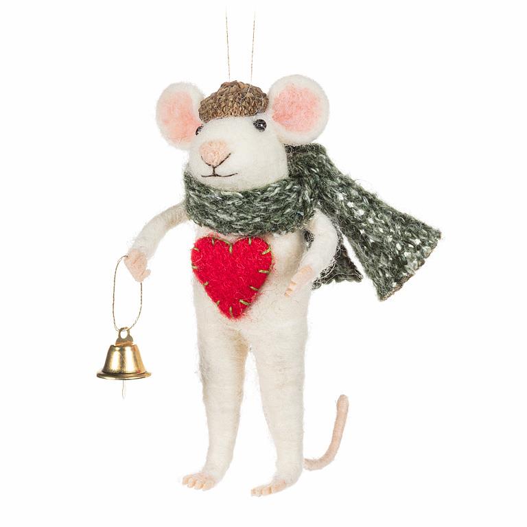 Winter Mouse Ornament