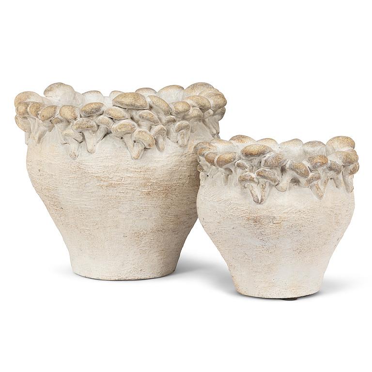 Mushroom Edged Planter - Out of the Blue