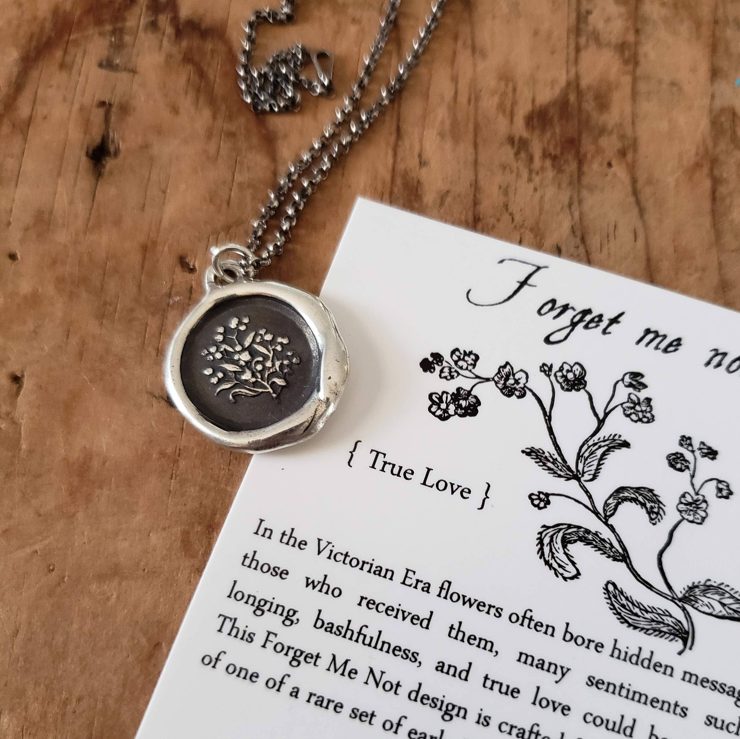 Forget Me Not Necklace - True Love